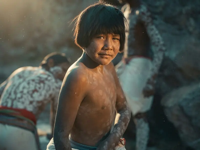 Child portrait from a field report in Mexico